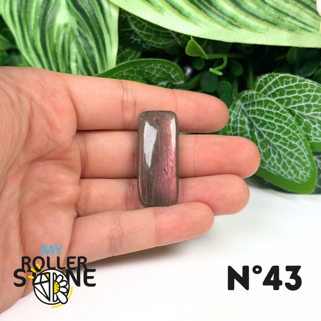 Pendentifs Labradorite Violette forme Libre 5A