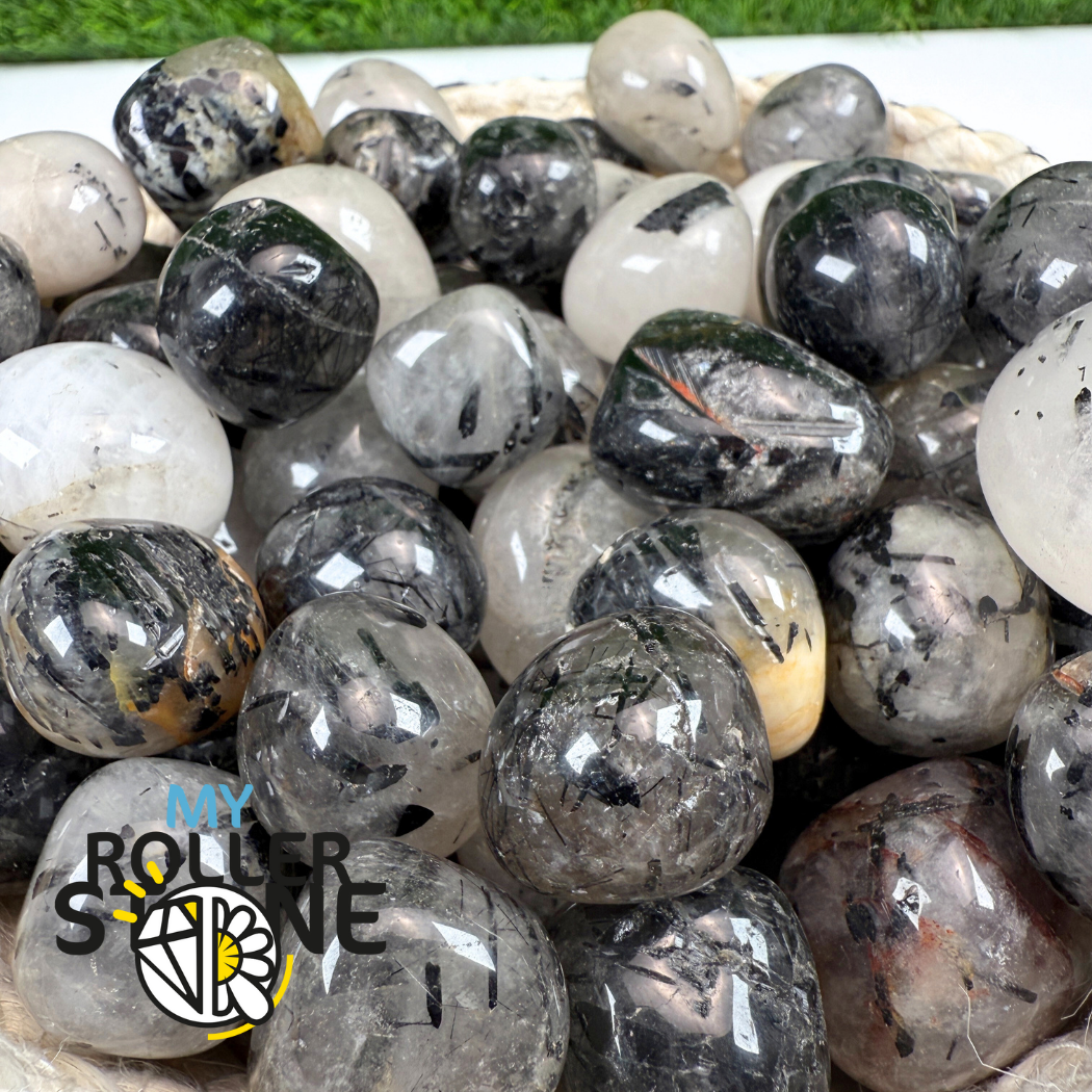 Pierres roulées Quartz Tourmaliné