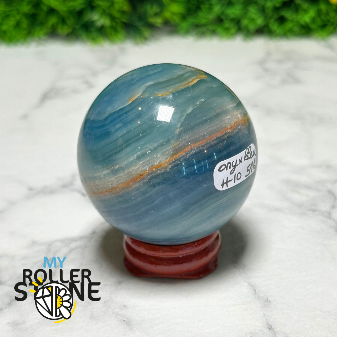 Sphère Onyx Bleu
