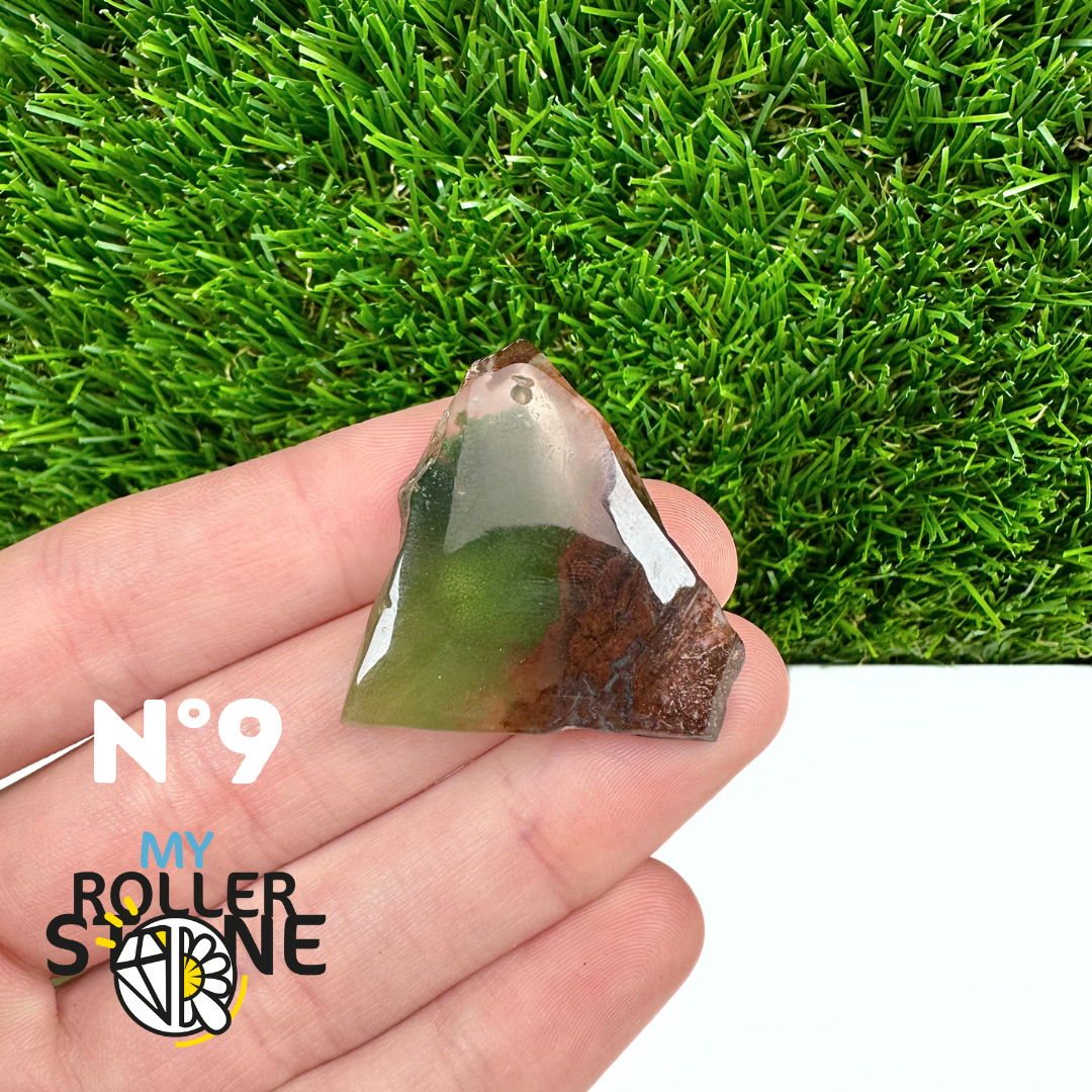 Pendentif Percé Aquaprase tranche 5A