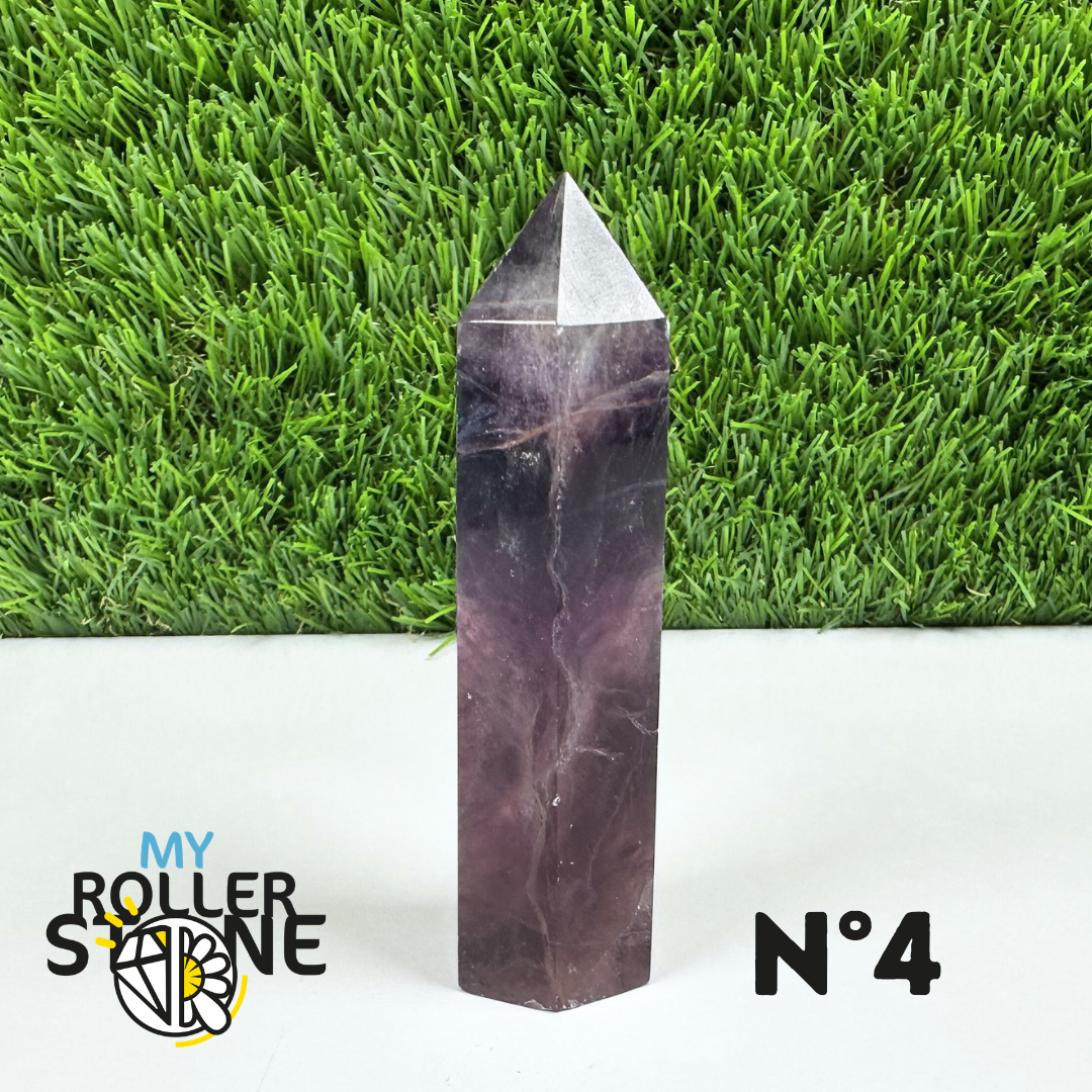 Pointes Pierre Fluorite Arc-en-Ciel