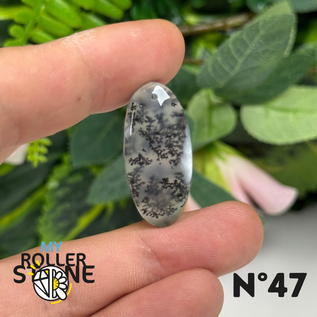 Pendentif Percé Opale Dendritrique