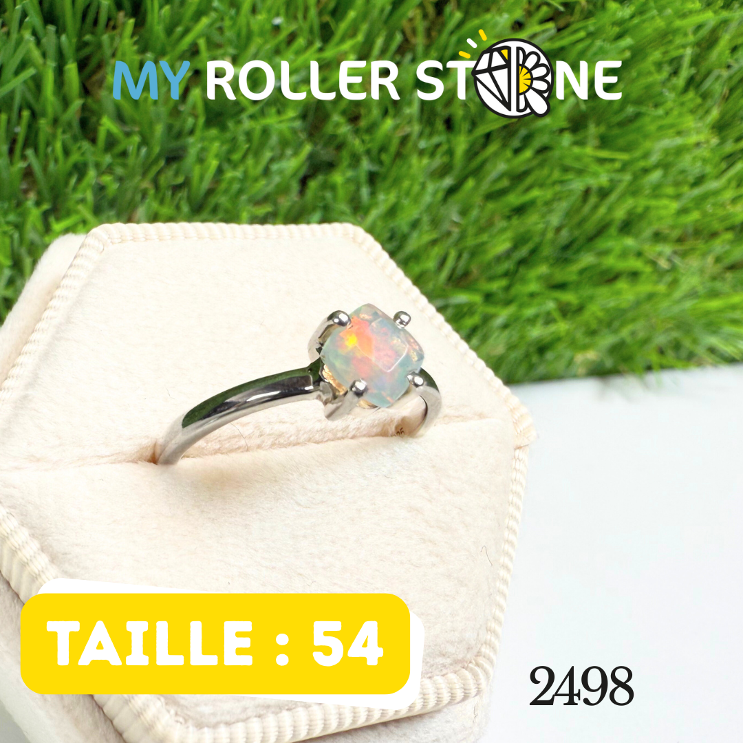 Bague Opale Éthiopienne EOFR2498