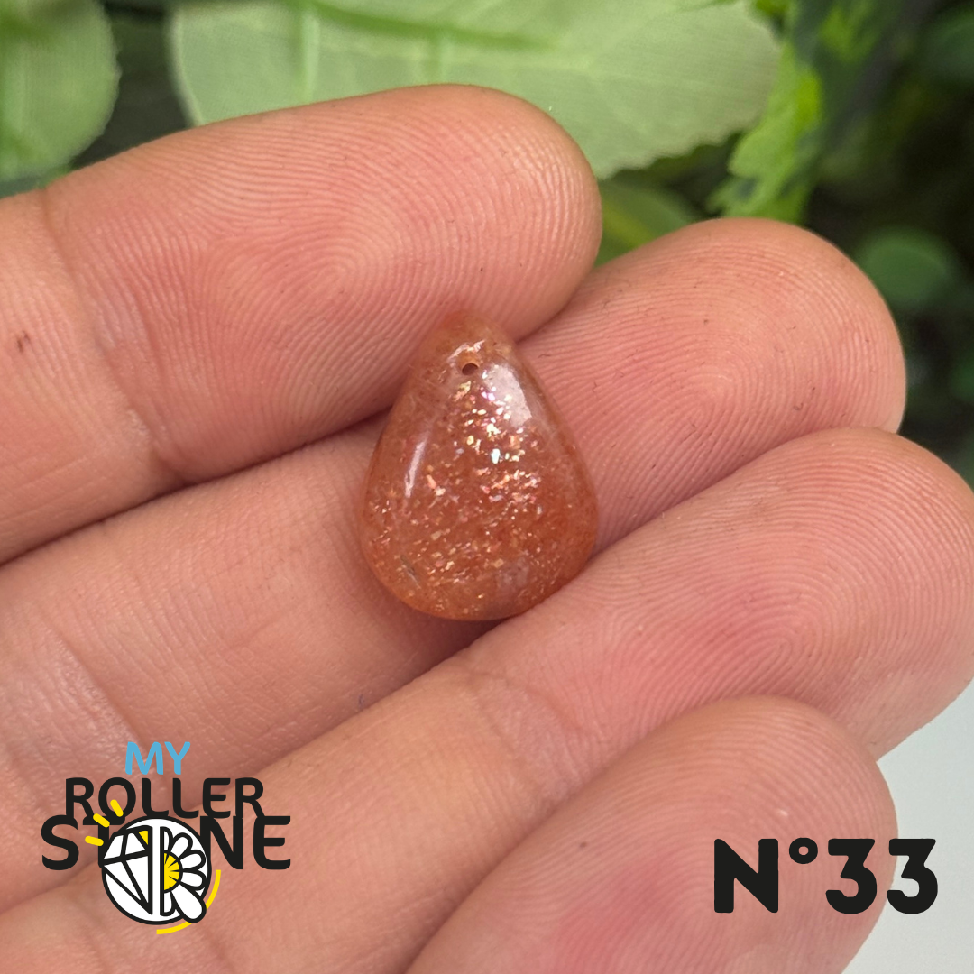 Petit Pendentifs Pierre de Soleil Forme Libre 5A