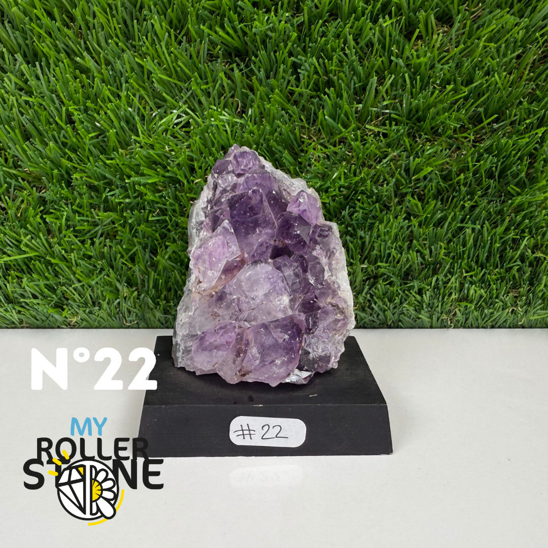 Améthyste sur socle