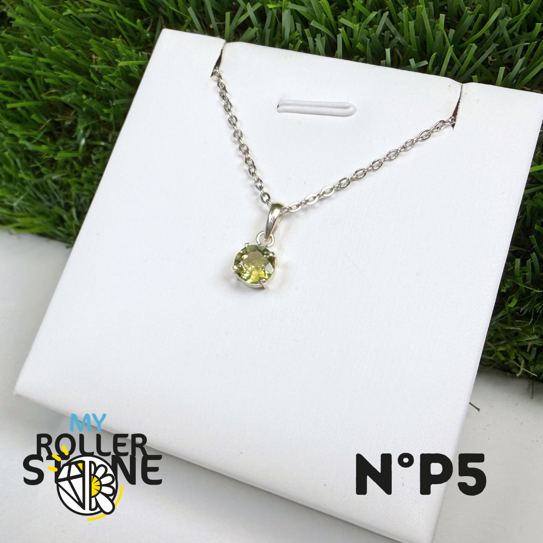 Pendentif Péridot du Brésil Argent 925 #5