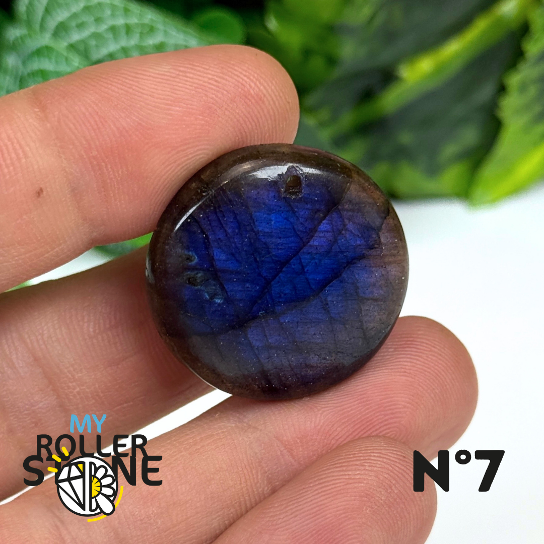 Pendentif Labradorite Blue fire percé 5A
