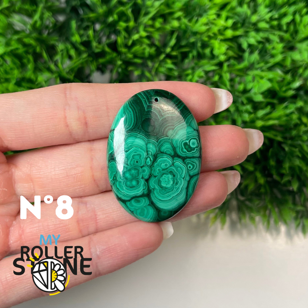 Pendentif Malachite 5A percé