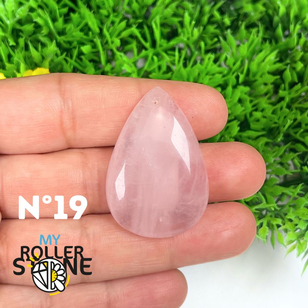 Pendentif Quartz rose percé