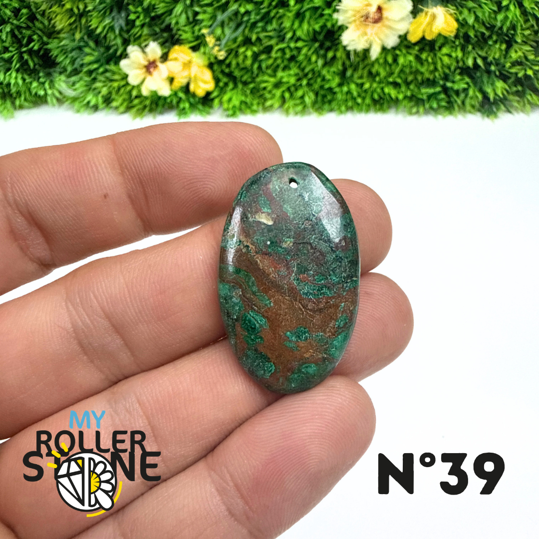 Pendentif Percé Chrysocolle