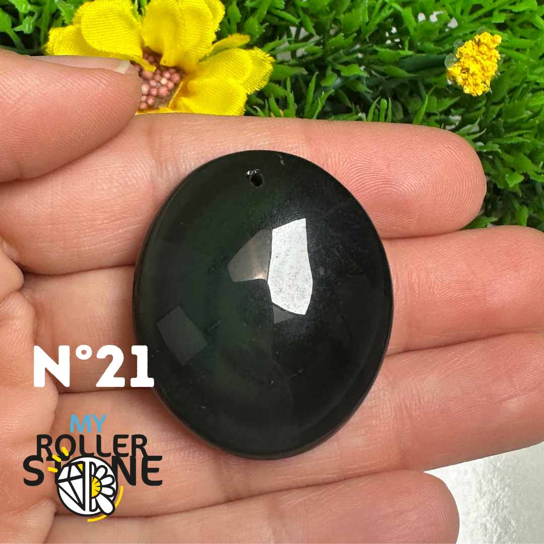 Pendentif Obsidienne Arc-en-Ciel 5A (Oeil céleste)