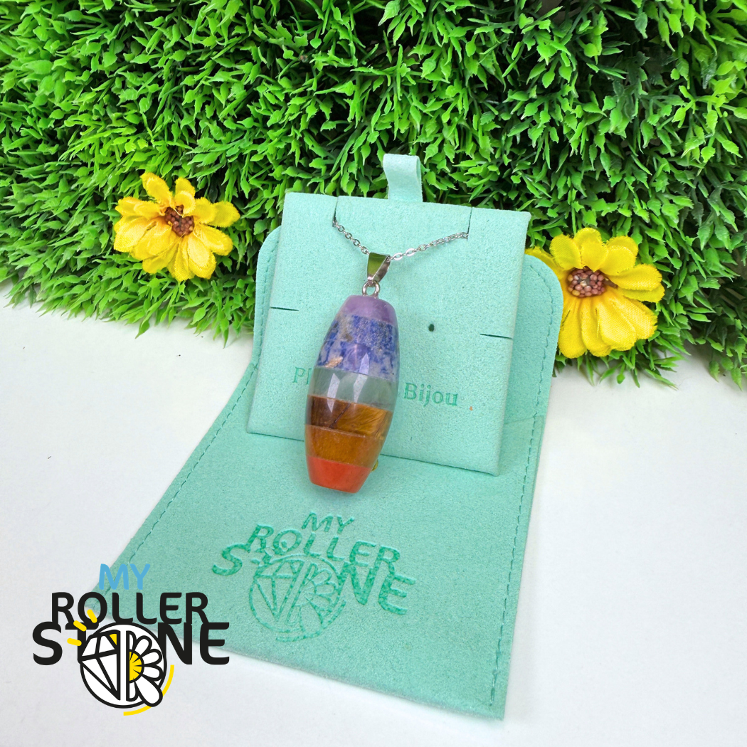 Pendentif Pierre 7 chakras