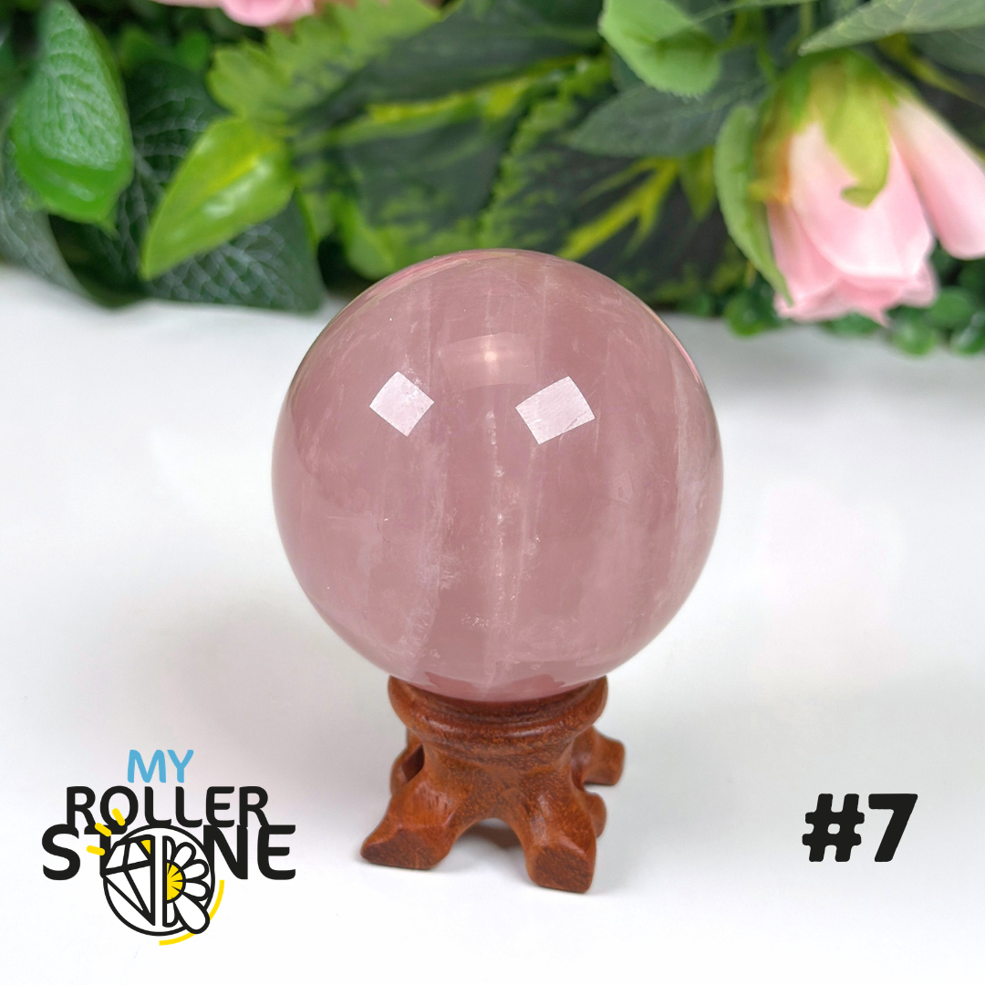 Sphère Quartz rose Étoilé