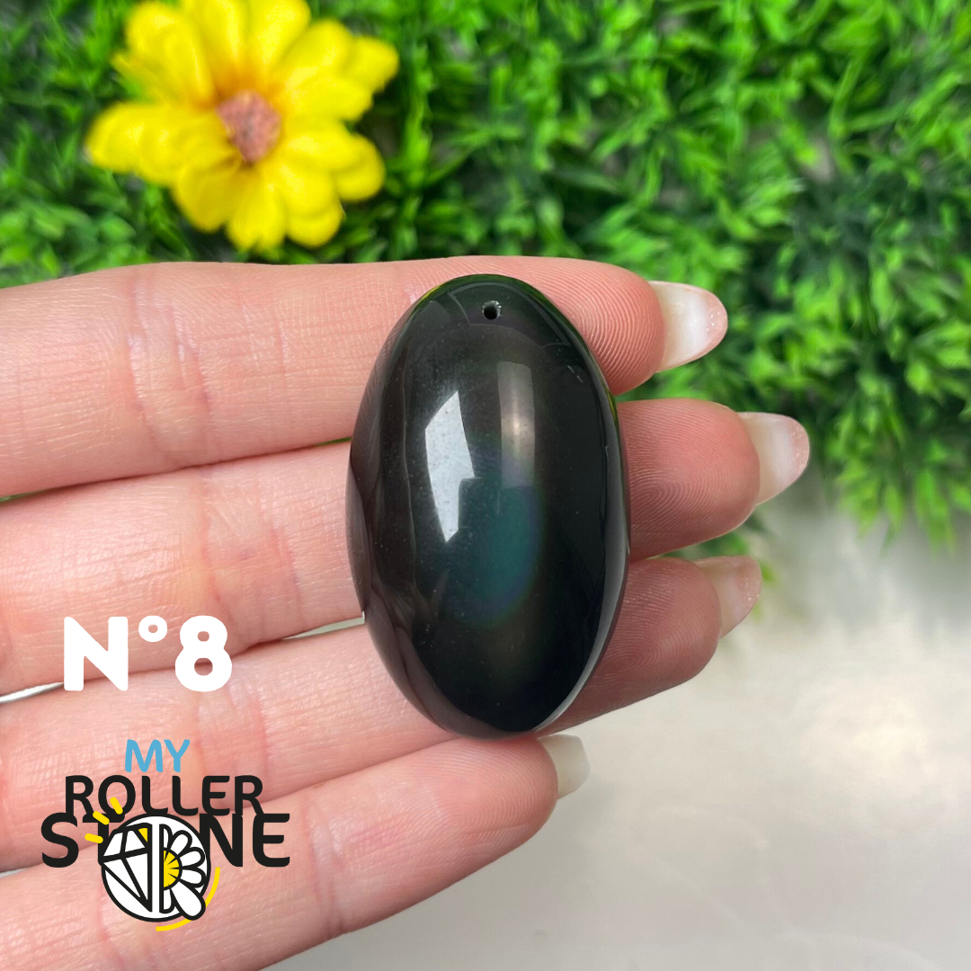 Pendentif Obsidienne Arc-en-Ciel 5A (Oeil céleste)