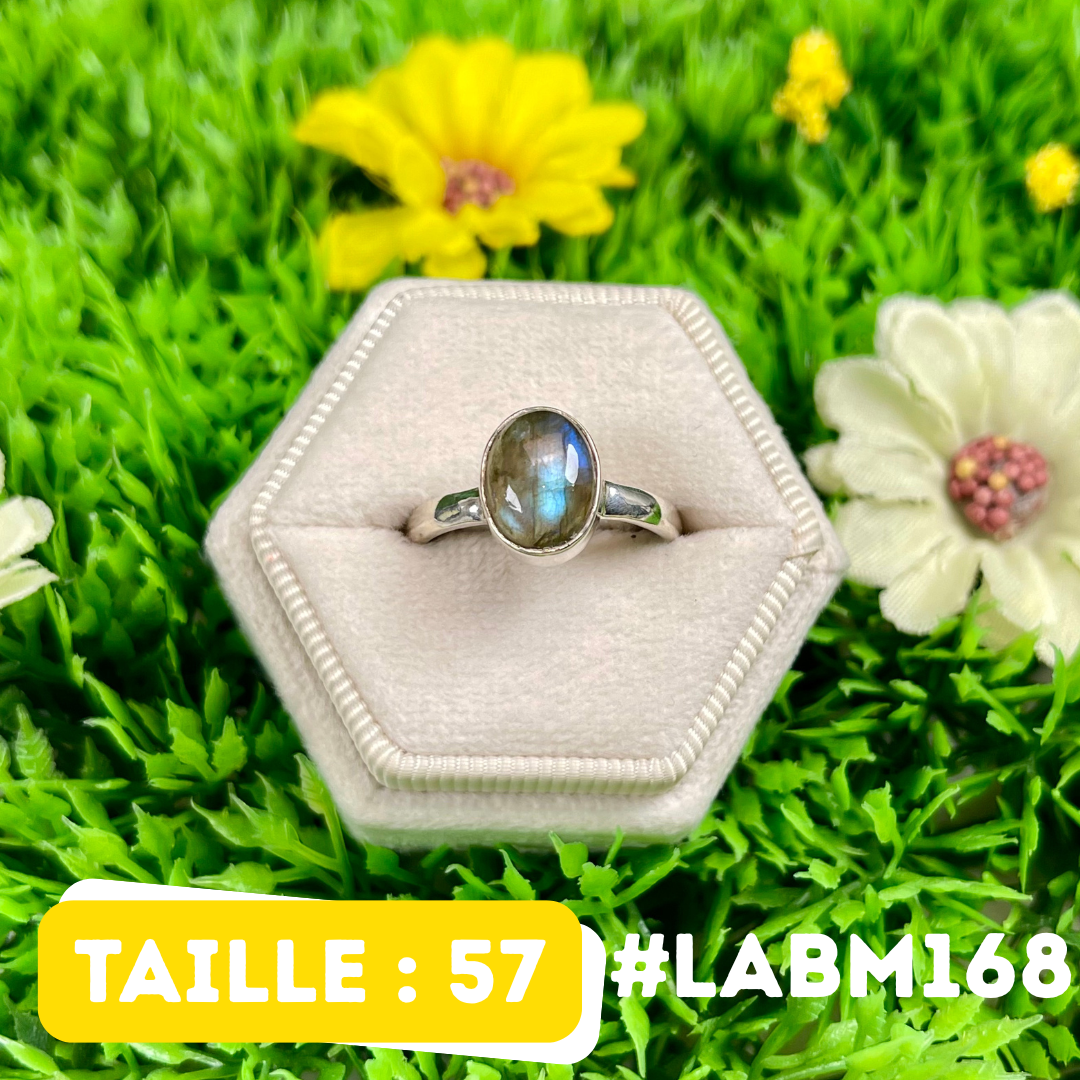 Bague Argent Labradorite Multifire #LABM168