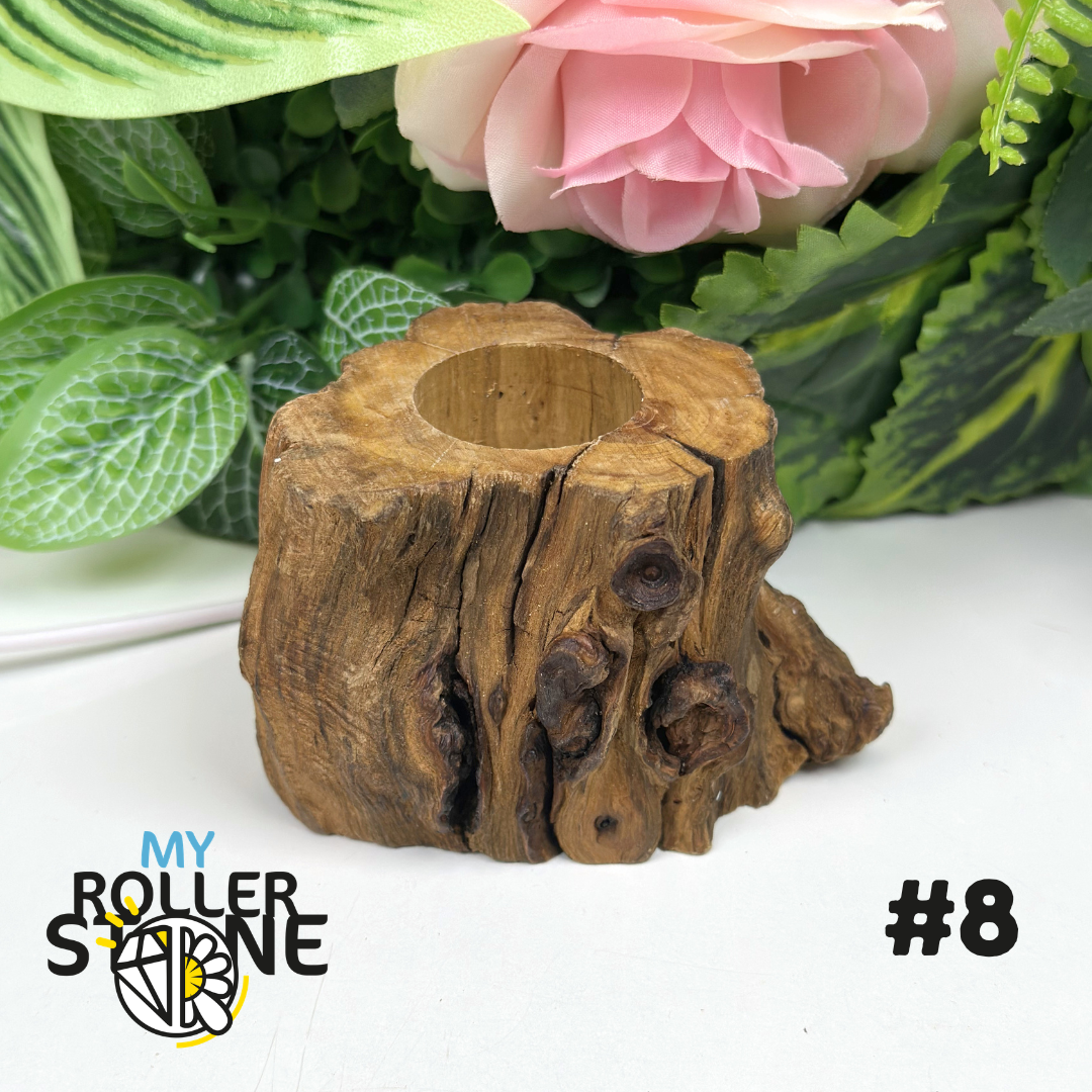 Support en bois LED pour sphère