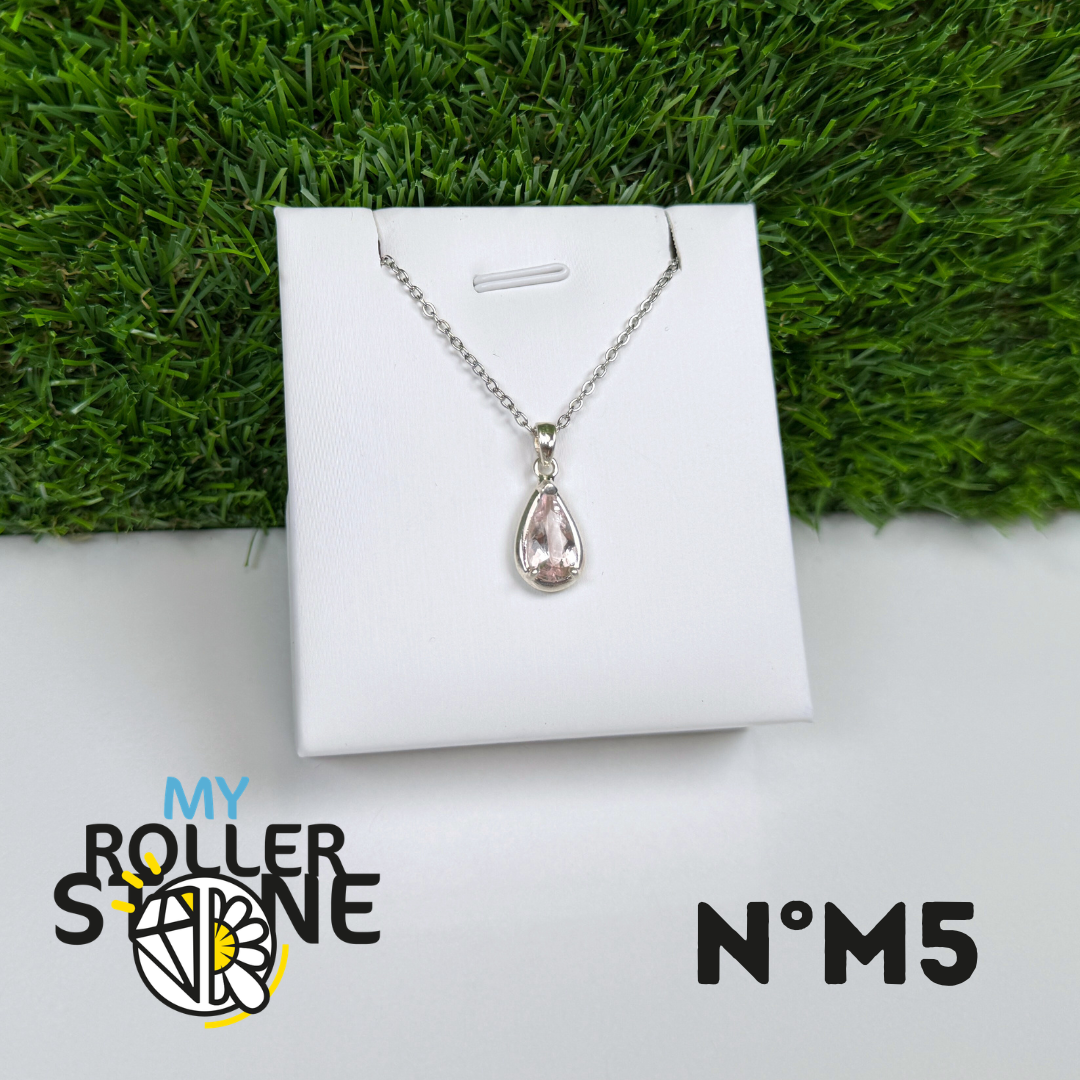 Pendentif Morganite Argent 925 #M5