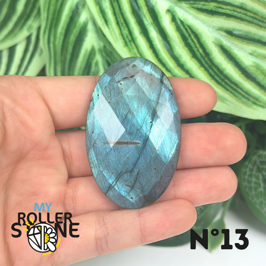 Pendentifs Labradorite Blue Fire Facettée 5A