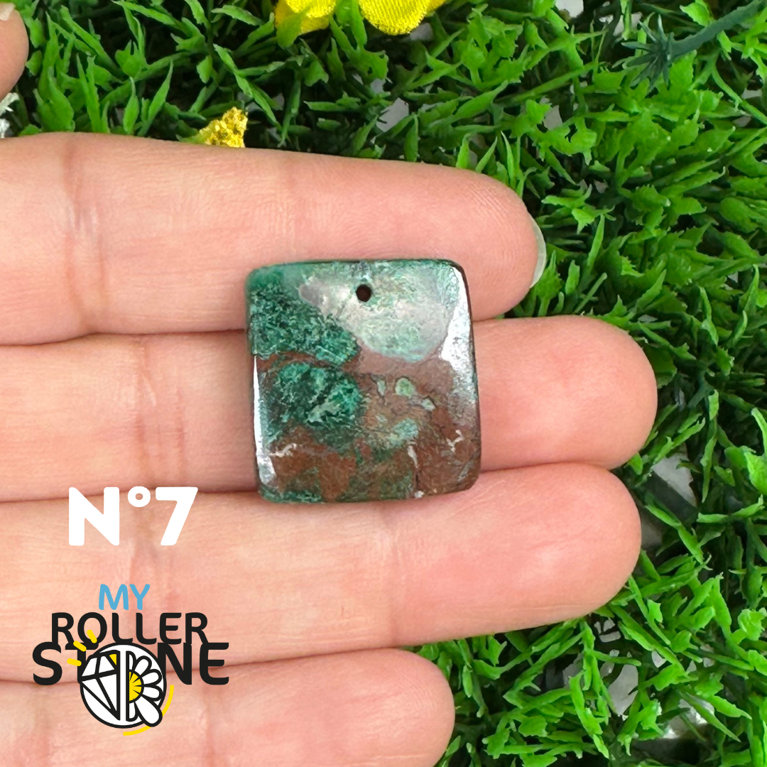 Pendentif Percé Chrysocolle