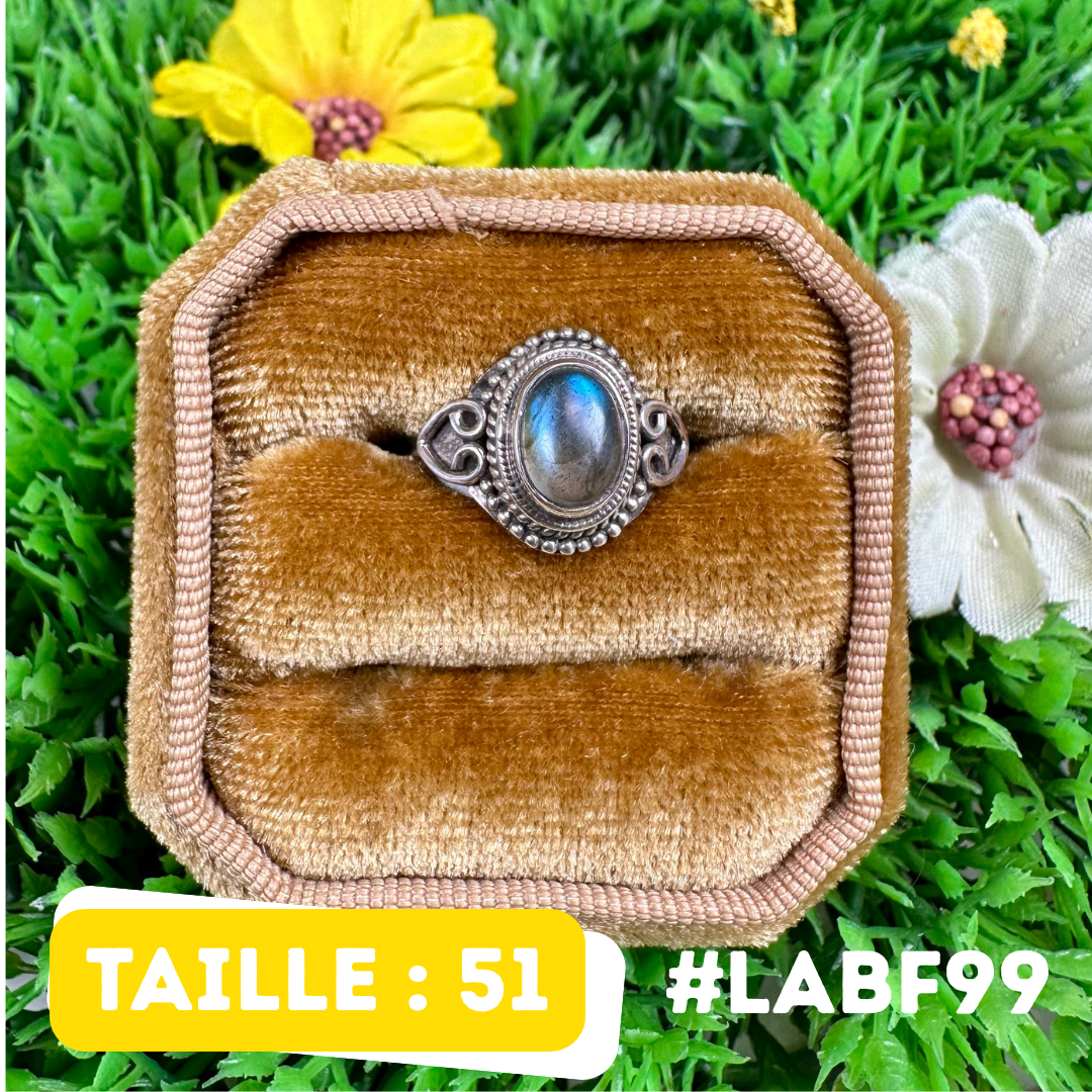 Bague Labradorite Bluefire #LABF99