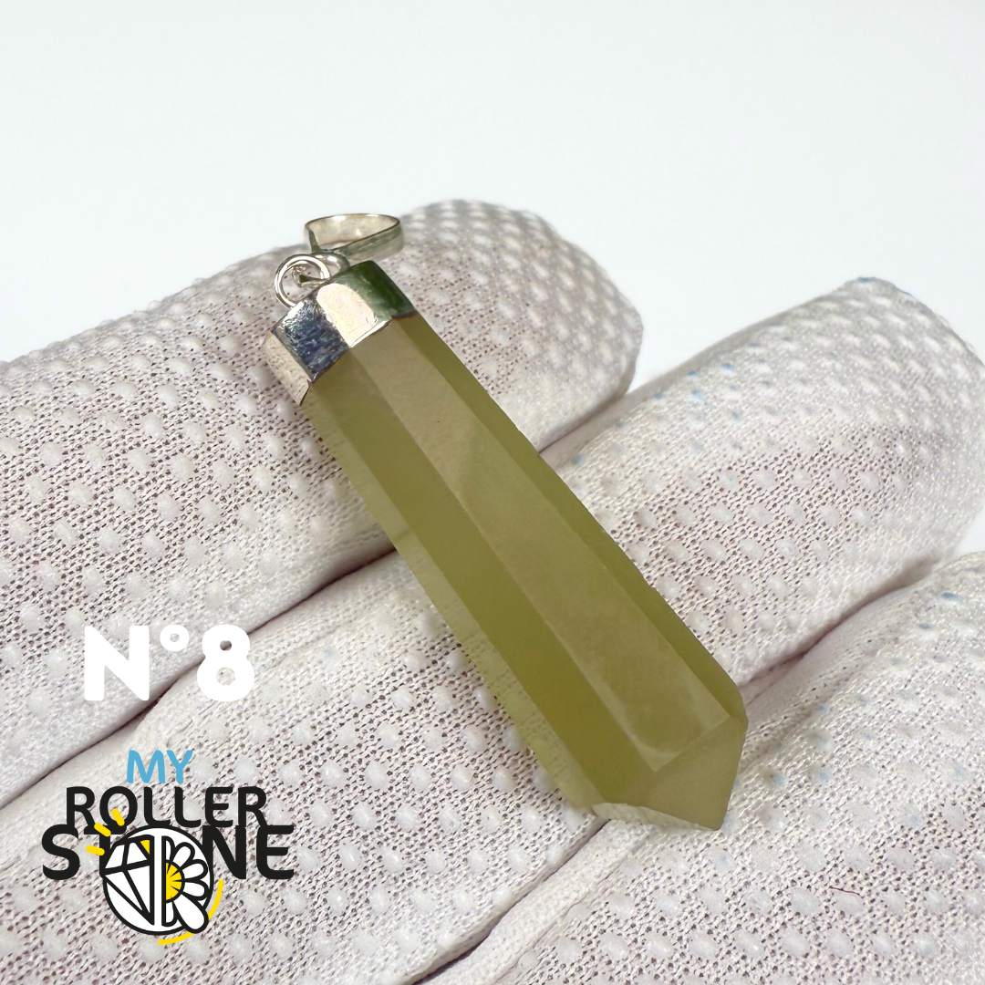 Pendentif Serpentine et Argent