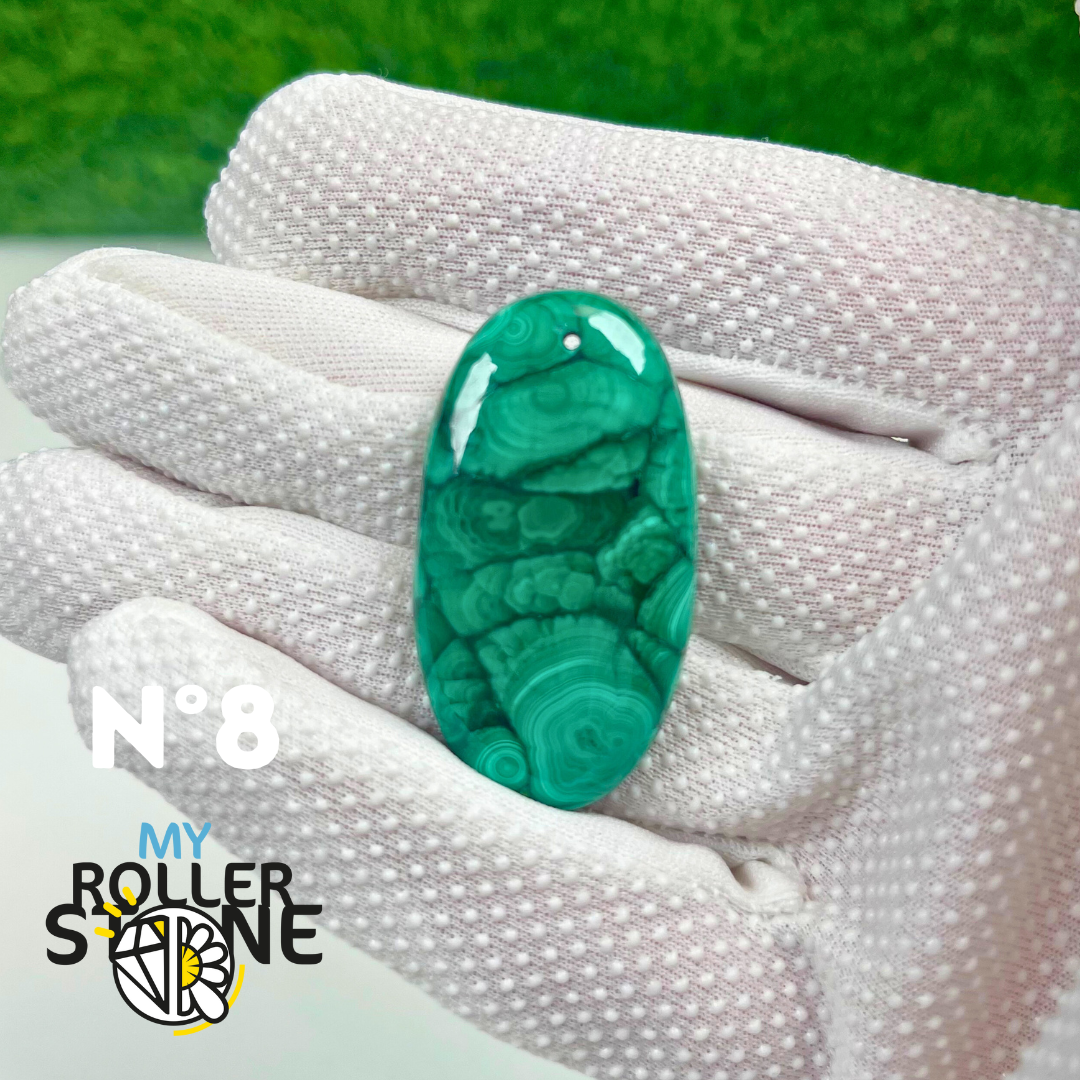 Pendentif Malachite 5A percé