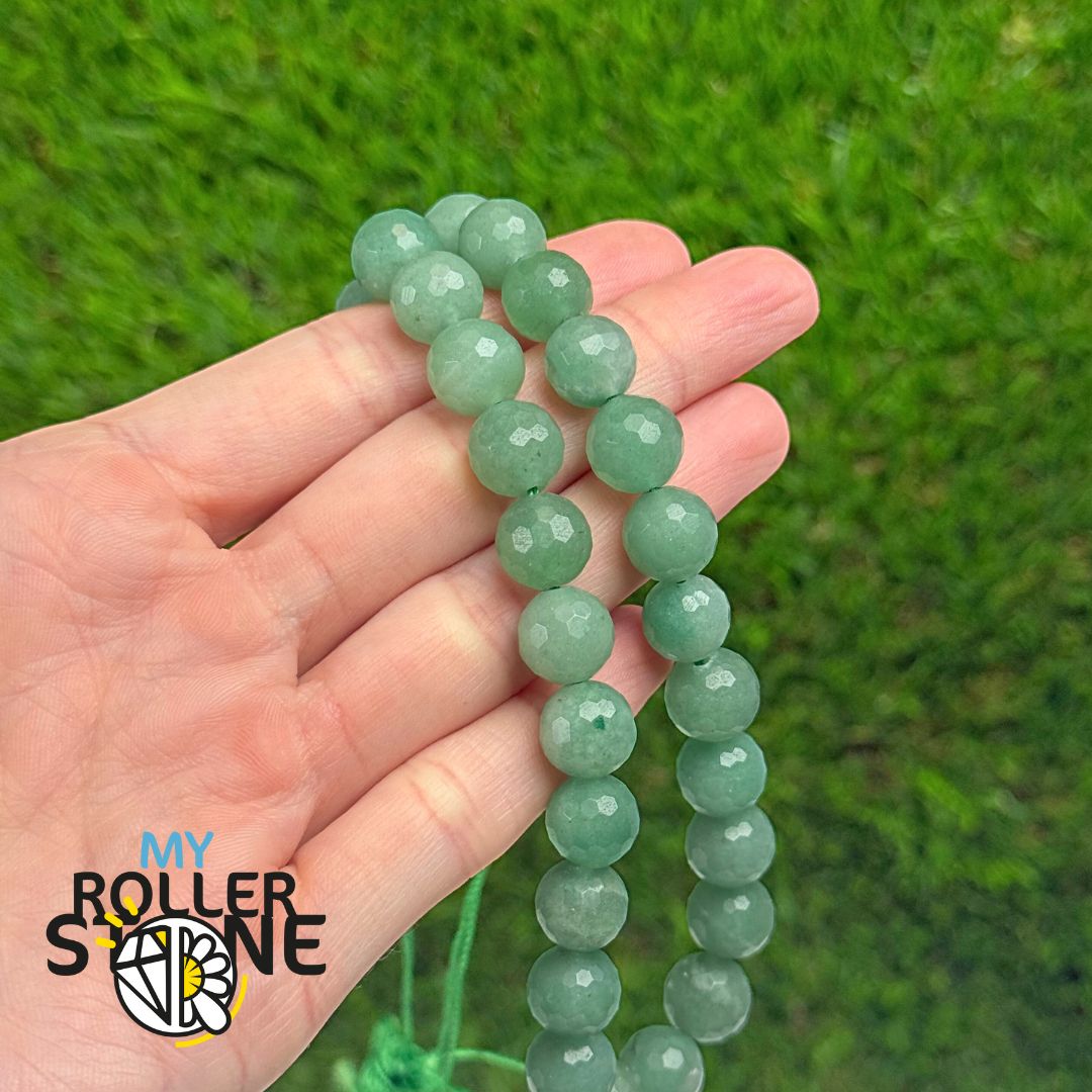 Perle Aventurine facettée 6MM-8MM-10MM