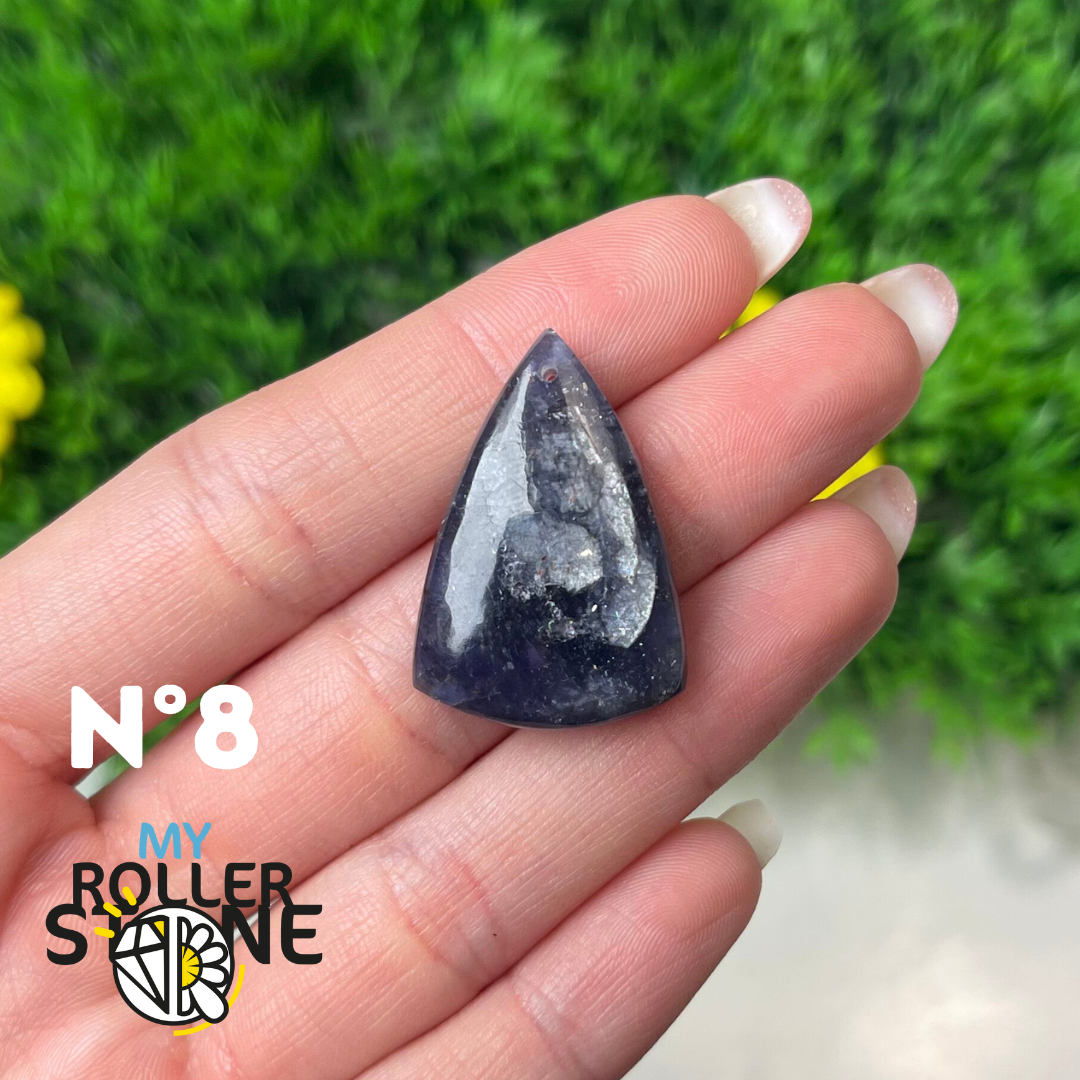 Pendentif Iolite Sunstone 5A