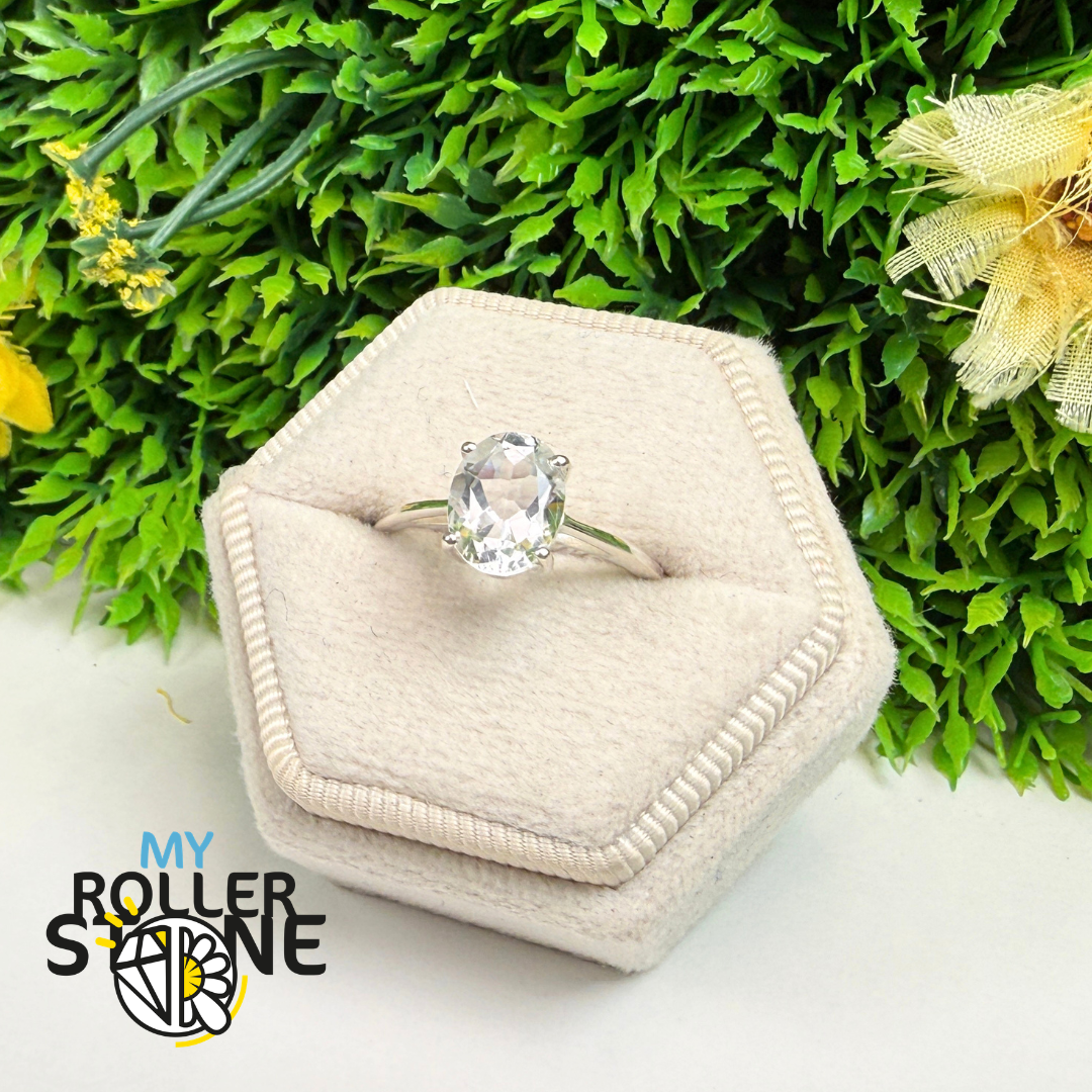 Bague Topaze Blanche Argent 925 – RBC315-WT