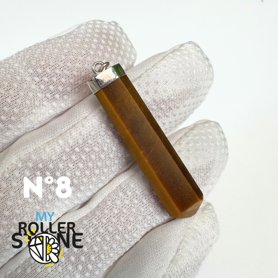 Pendentif Oeil de tigre et Argent