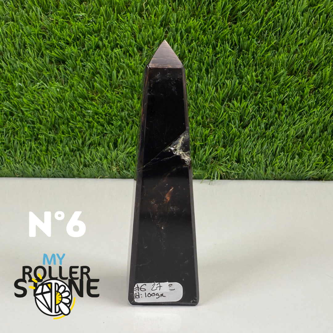 Obélisque en Tourmaline noire