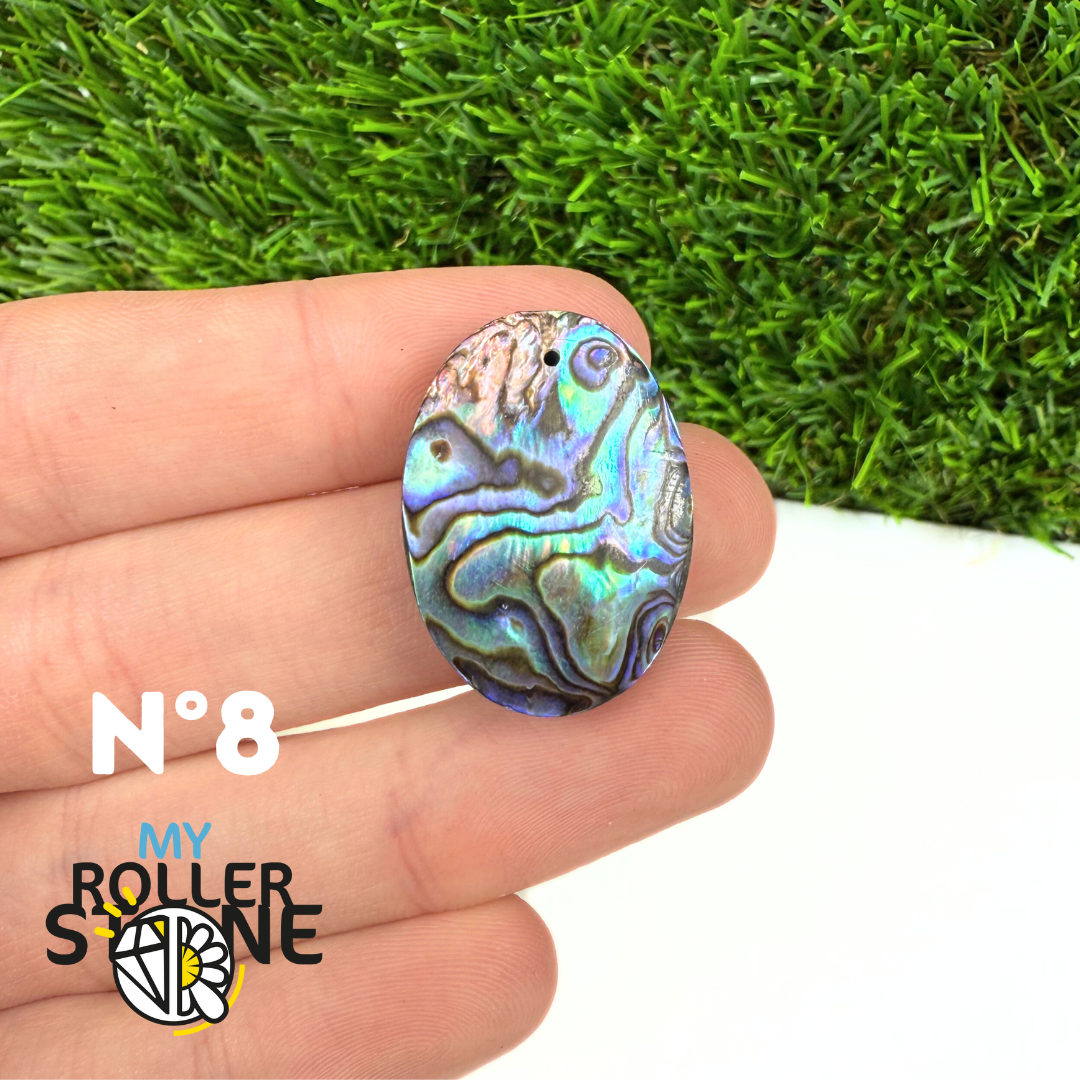 Pendentif en Abalone Forme Libre 5A