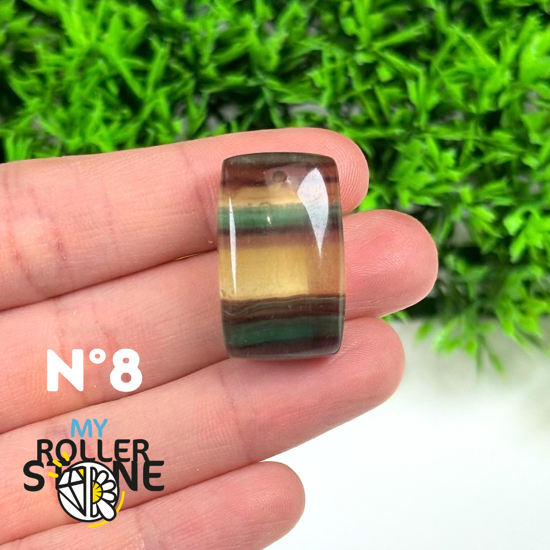 Pendentif Percé Fluorite 5A