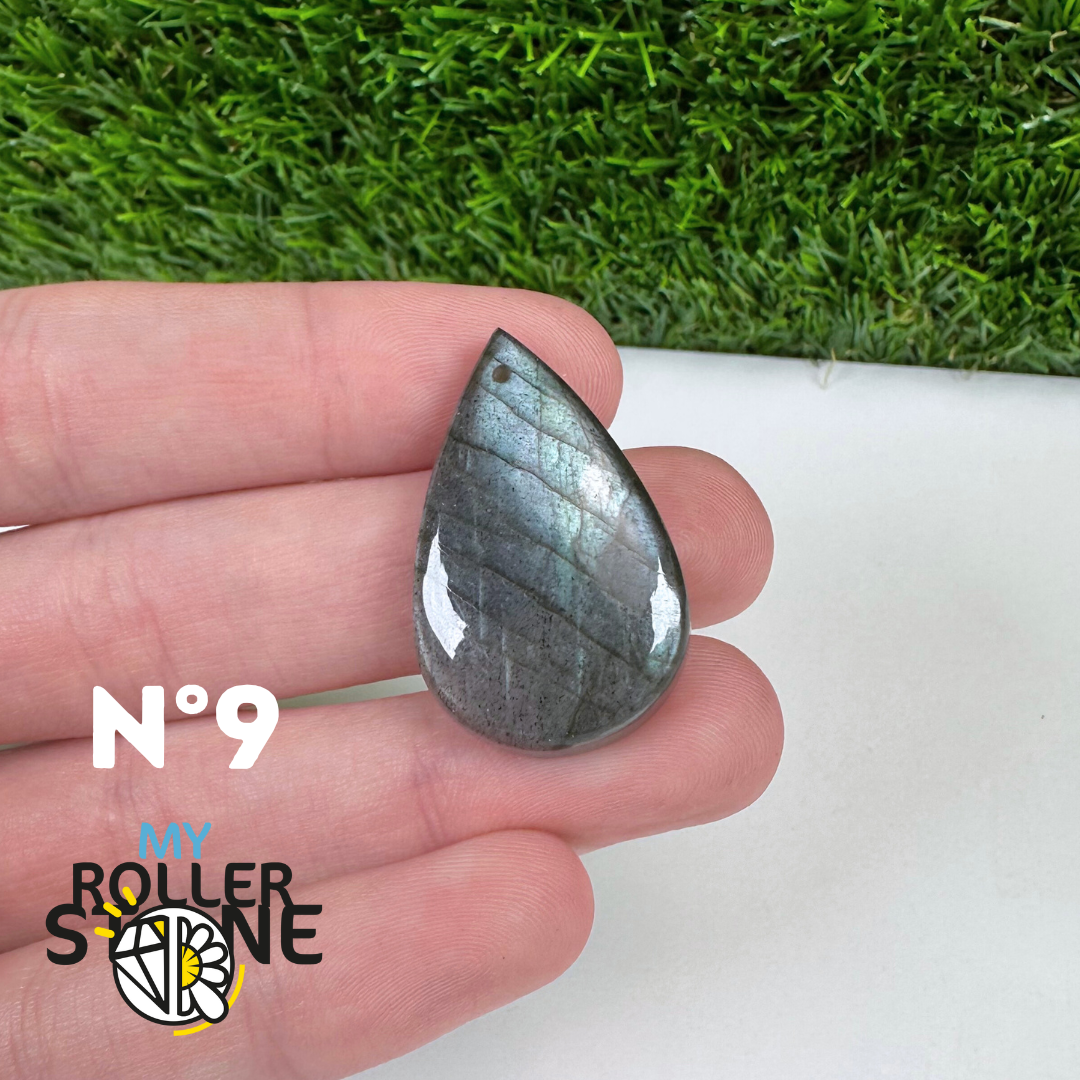 Pendentif Percé Labradorite Multi Fire 5A