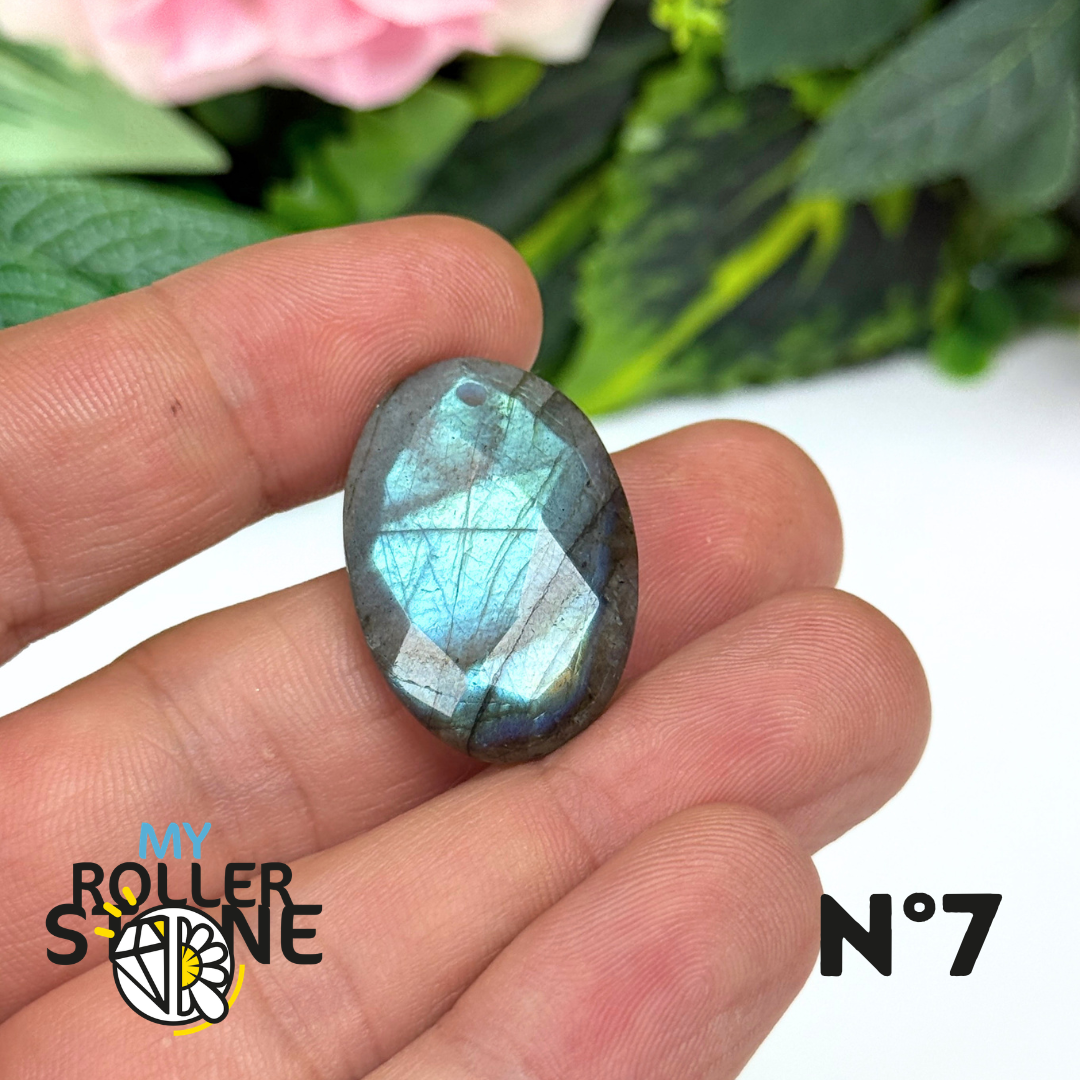 Pendentifs Labradorite Facettée Multi fire 5A