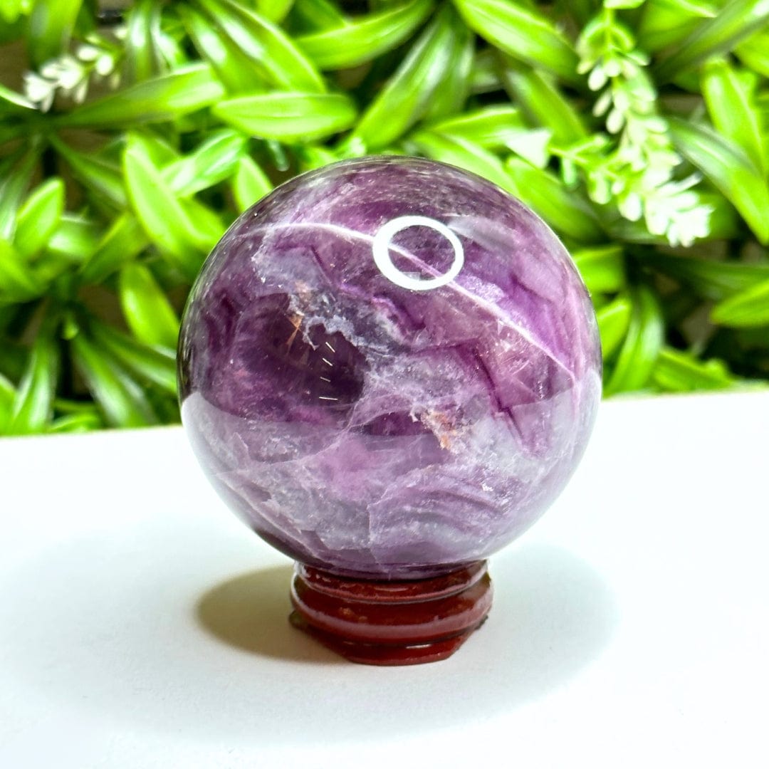 Sphère Pierre Fluorite Violette N°2
