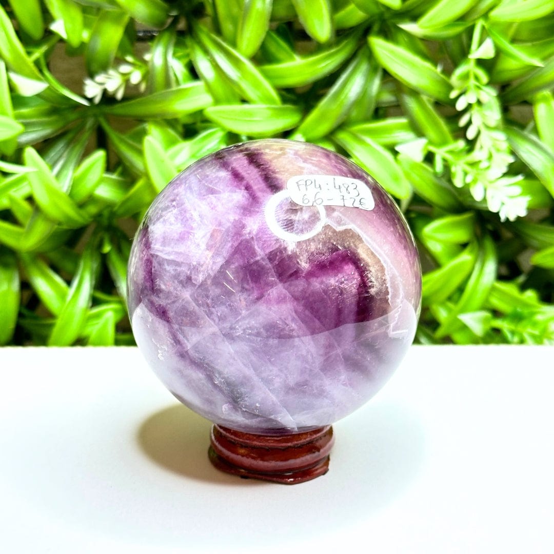 Sphère Pierre Fluorite Violette N°3