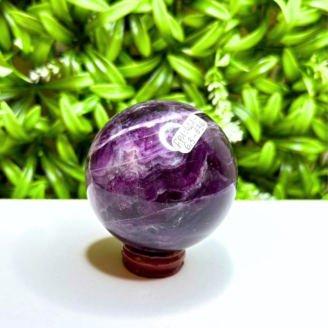 Sphère Pierre Fluorite Violette N°4