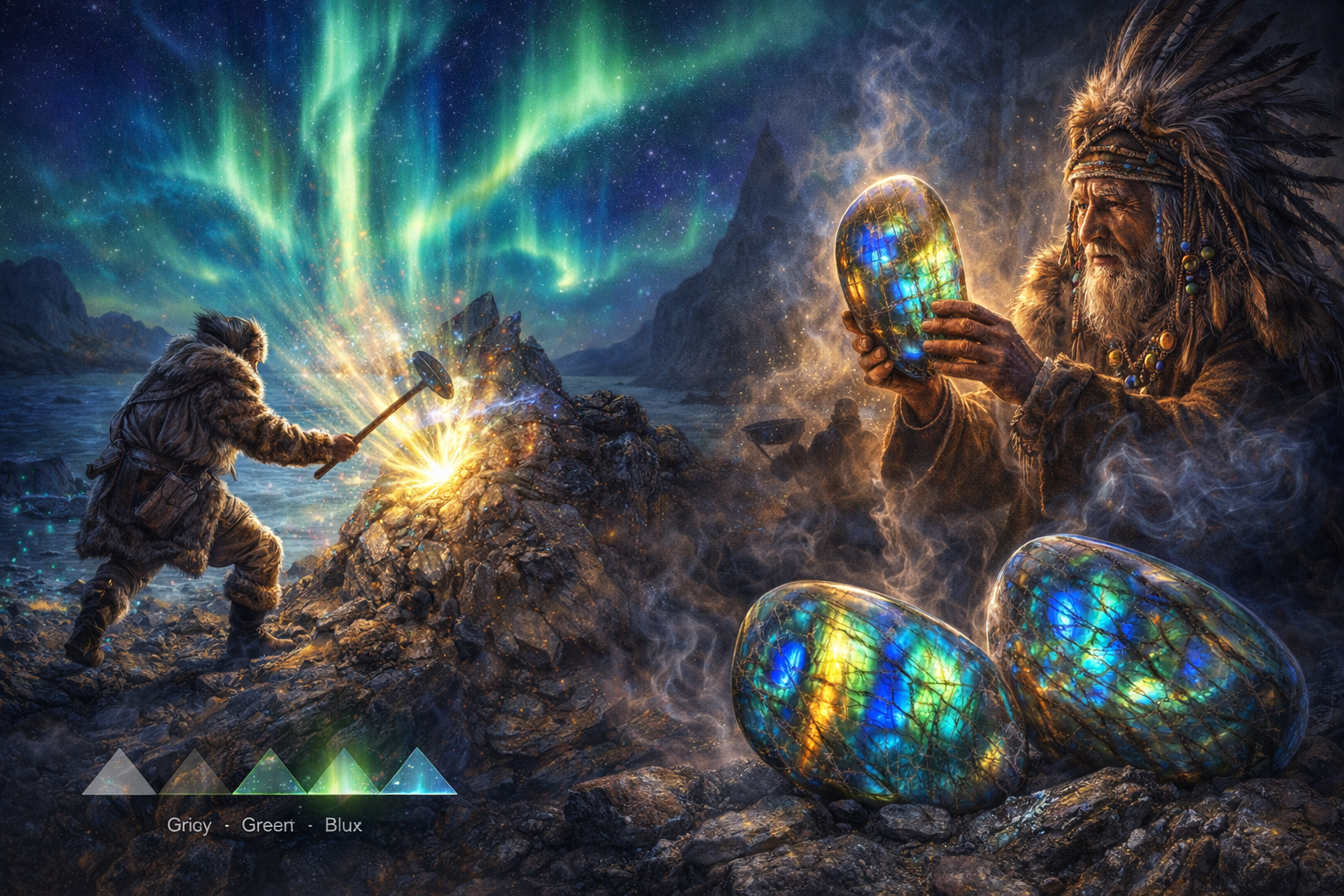 Symbolique et histoire de la Labradorite