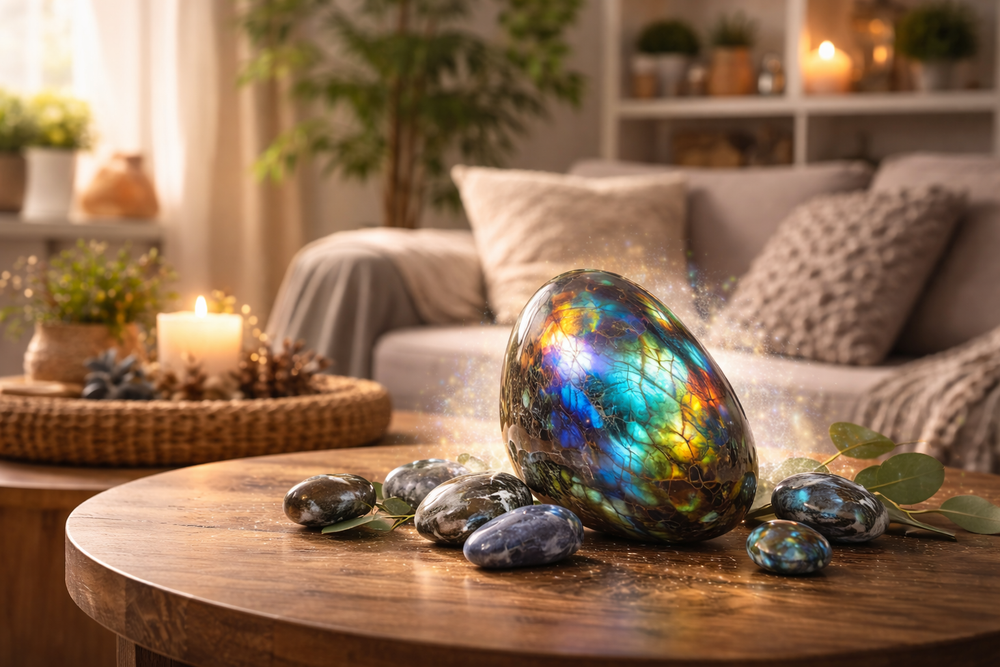 Pierre de lave dans la maison