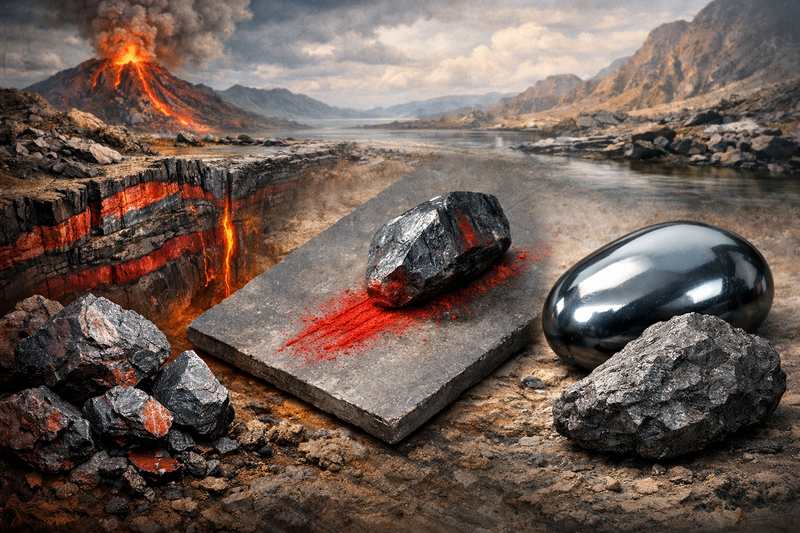Origine géologique de l’Hématite