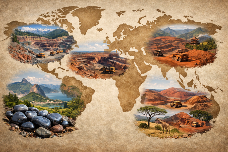 Gisements d’Hématite dans le monde