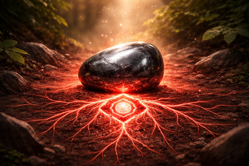 Hématite et chakra racine
