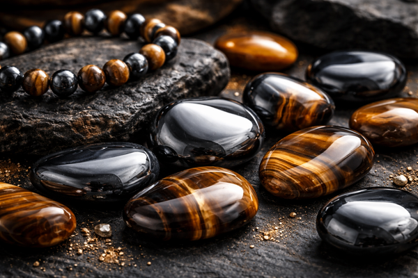 Hématite et Œil de tigre