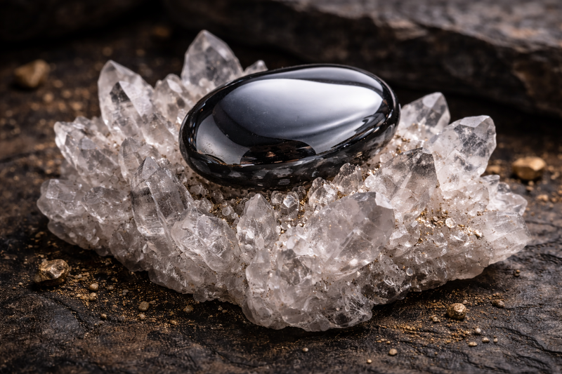 Purification sur amas de quartz