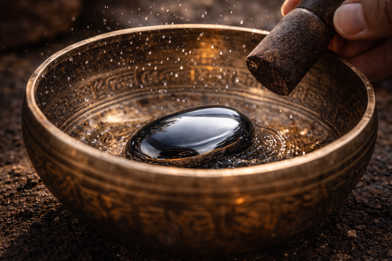 Purification sonore de l’Hématite