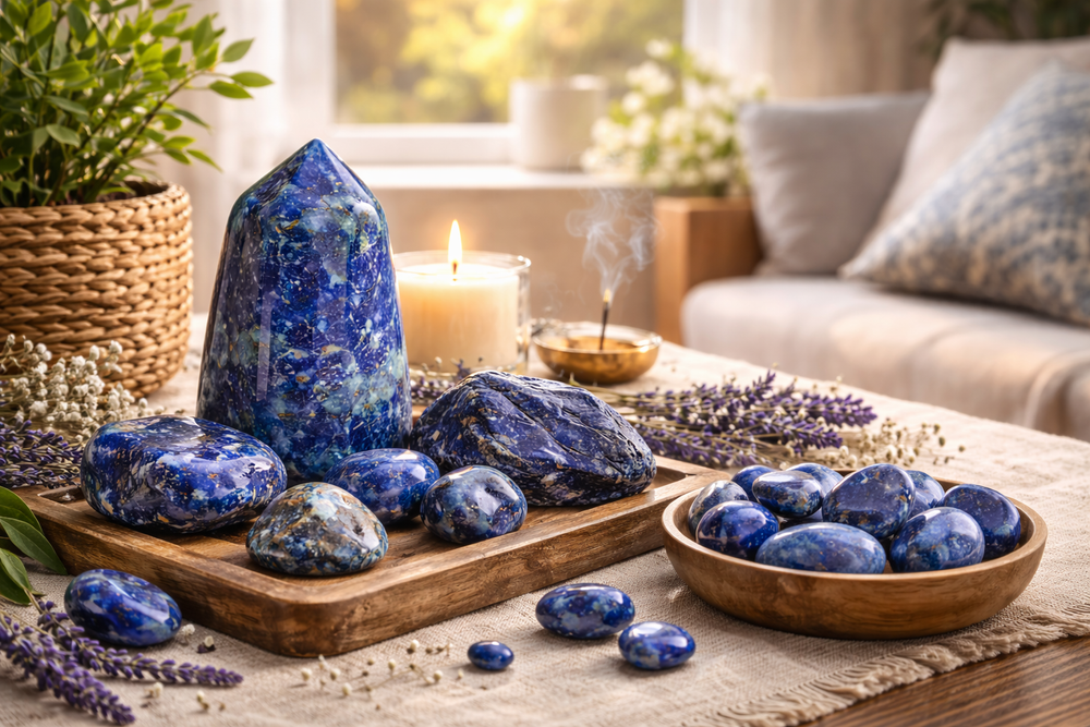 Lapis lazuli dans la maison