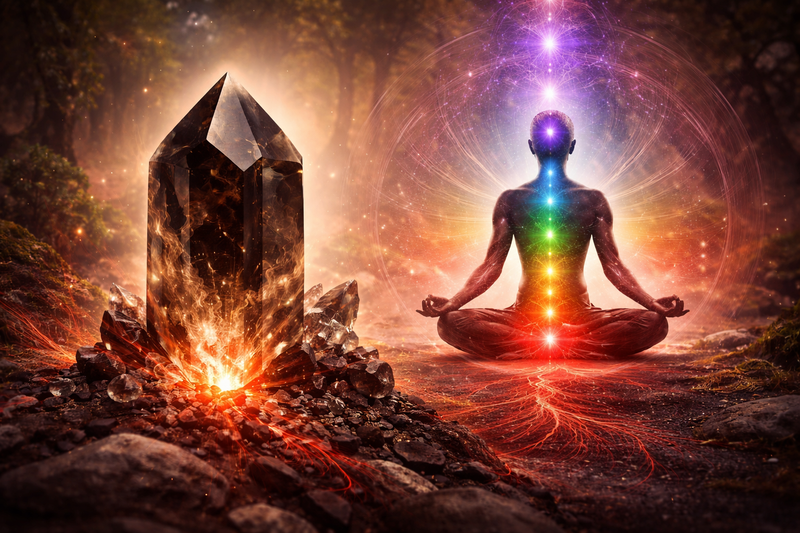 Quartz Fumé et chakra racine