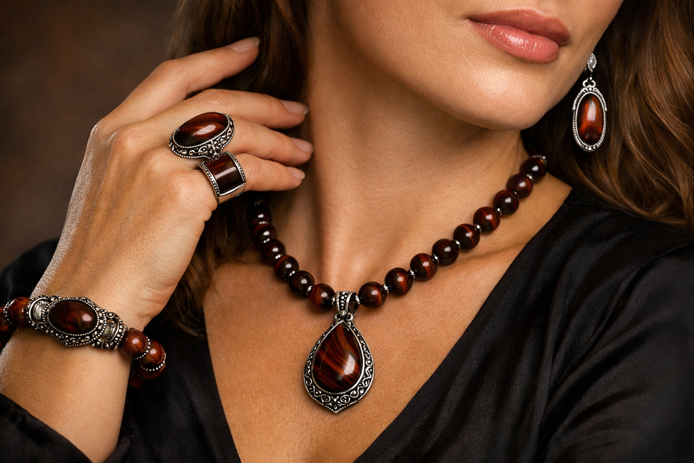 Ancienne image de l’article : porter l’Œil de Taureau en bijoux.