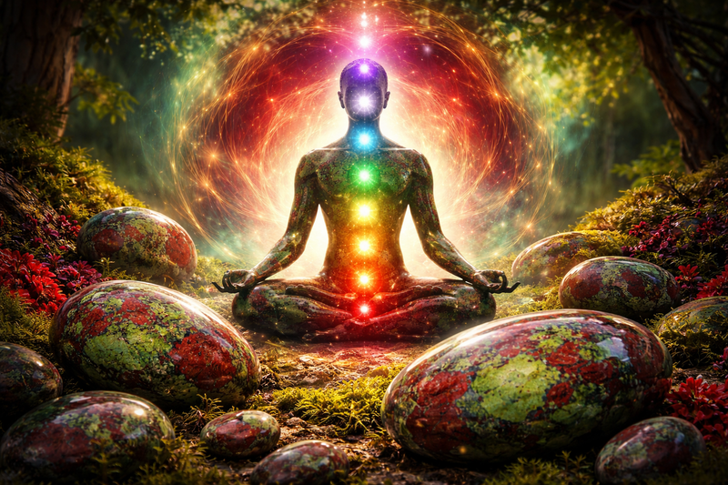 Jaspe Sang de Dragon et chakras
